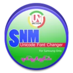 snm font changer android application logo